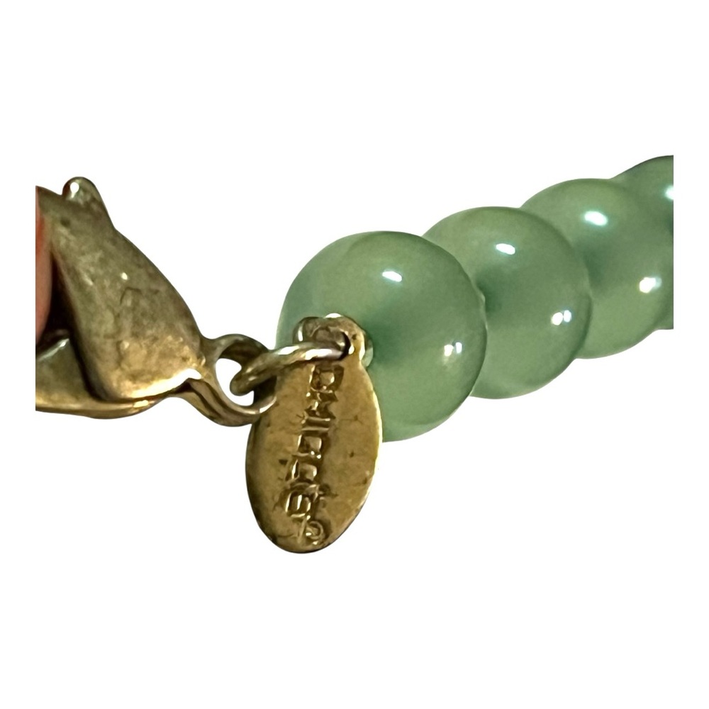 Chico‘s chunky statement charm necklace starfish shells ombre’ glass beads 18” - Picture 7 of 13